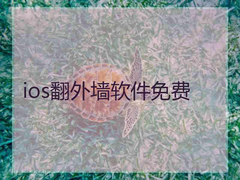 ios翻外墙软件免费