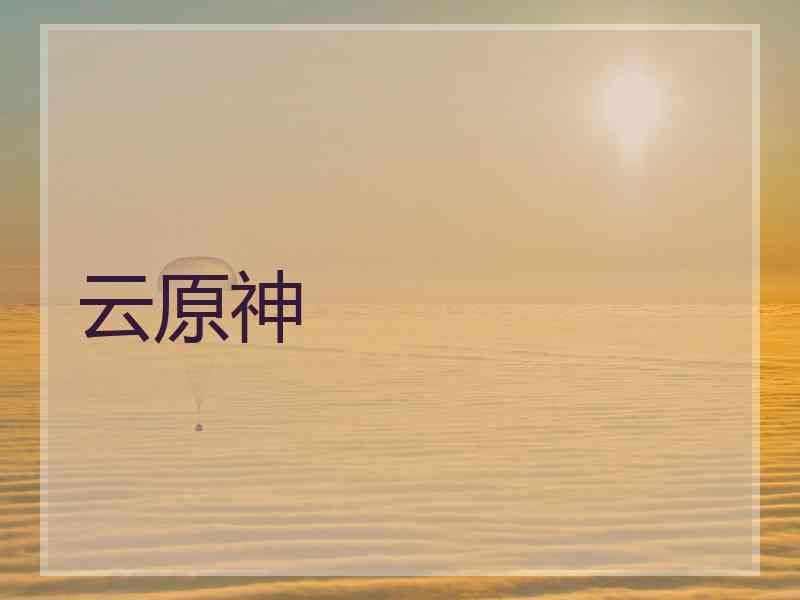云原神