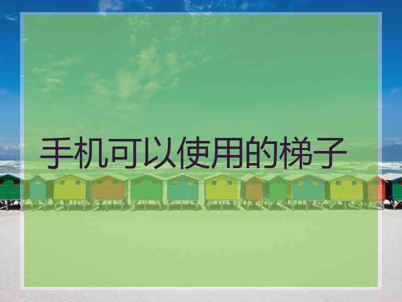 手机可以使用的梯子