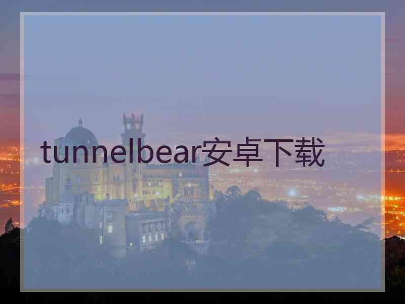 tunnelbear安卓下载