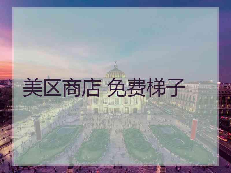 美区商店 免费梯子
