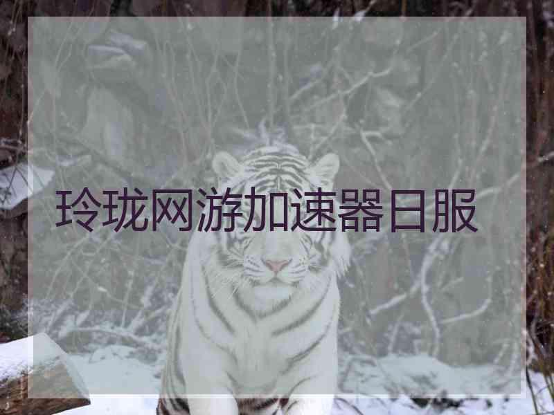 玲珑网游加速器日服