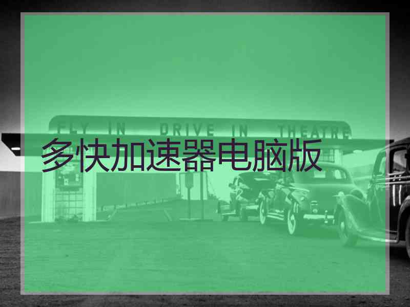 多快加速器电脑版