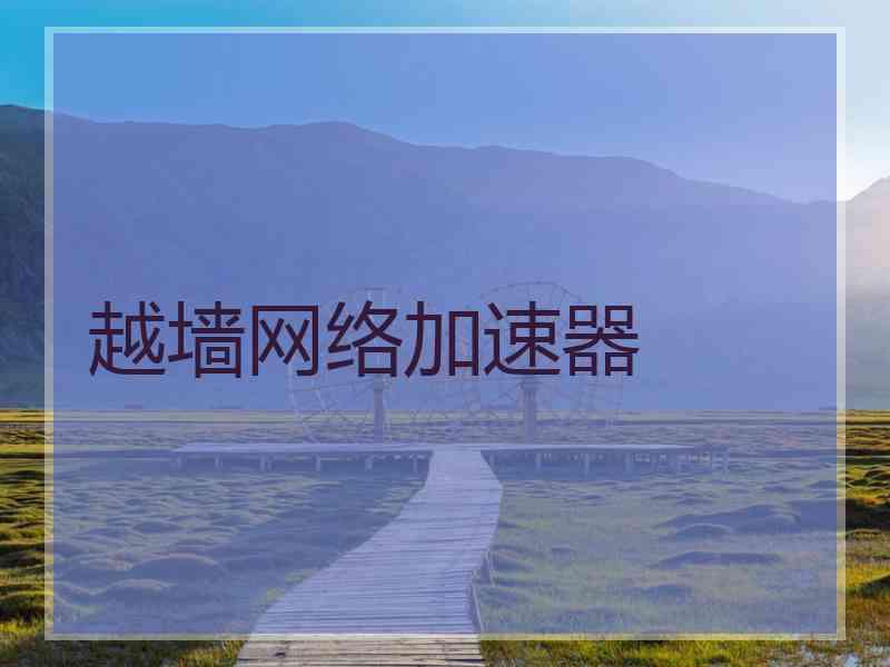 越墙网络加速器