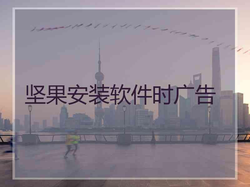 坚果安装软件时广告