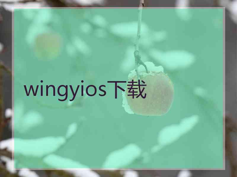 wingyios下载