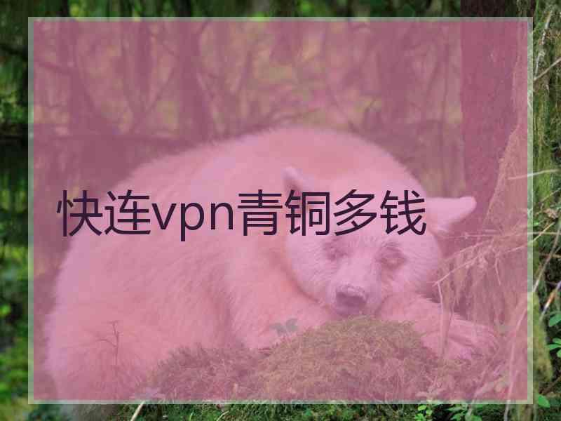 快连vpn青铜多钱