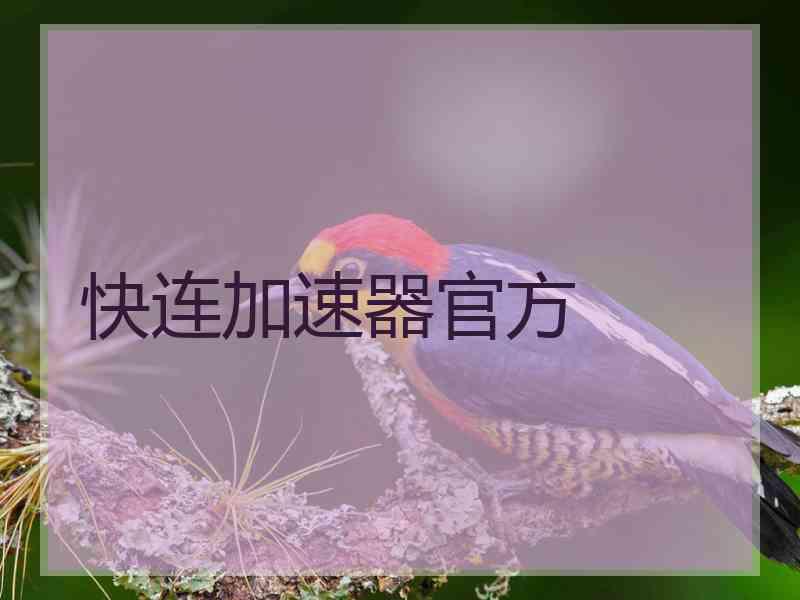 快连加速器官方
