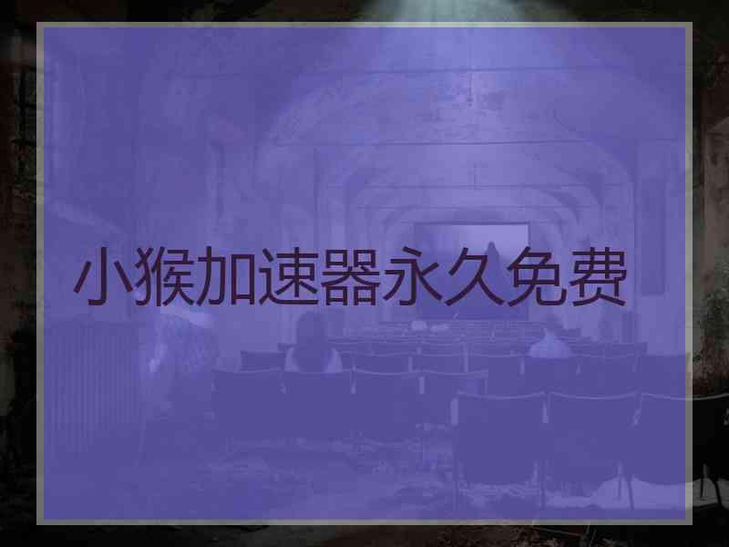 小猴加速器永久免费