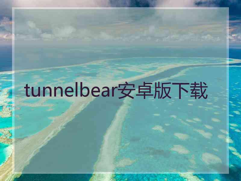 tunnelbear安卓版下载