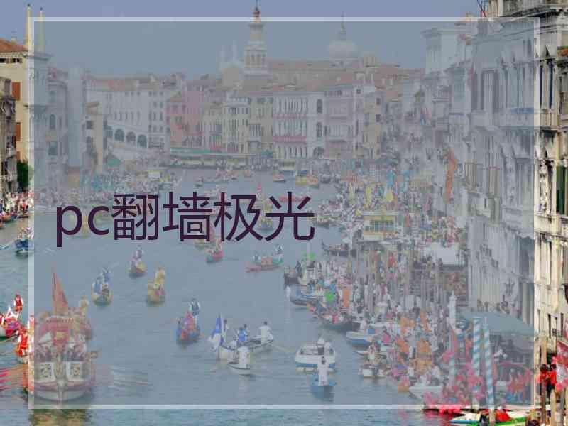 pc翻墙极光