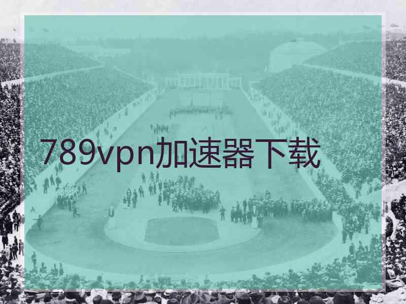 789vpn加速器下载