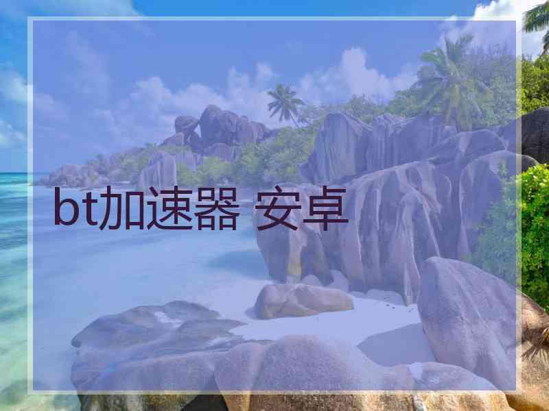 bt加速器 安卓