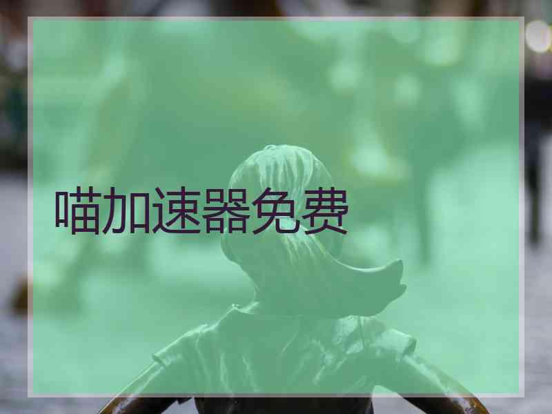 喵加速器免费