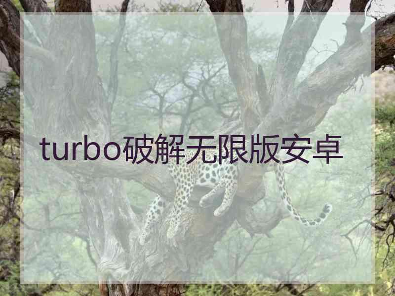 turbo破解无限版安卓