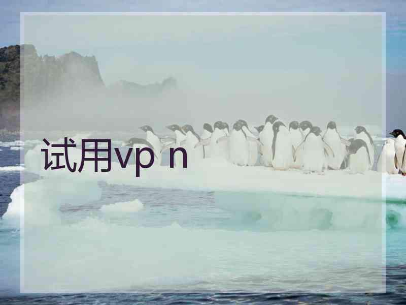 试用vp n