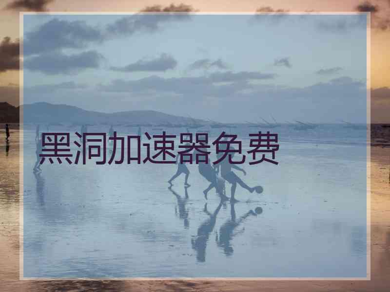 黑洞加速器免费