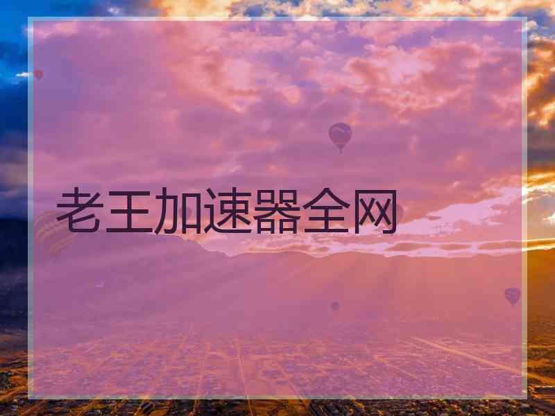老王加速器全网