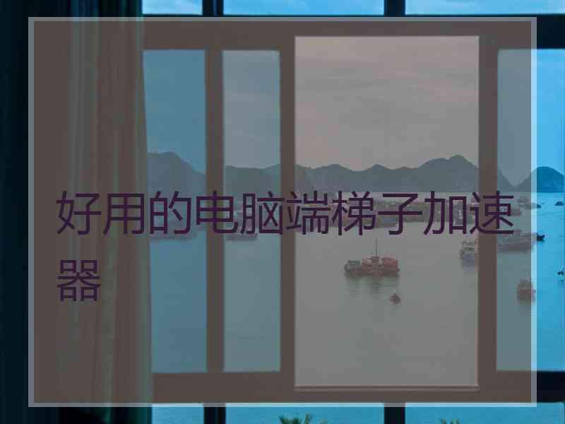 好用的电脑端梯子加速器