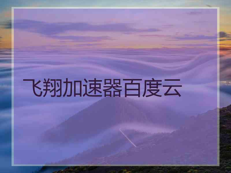 飞翔加速器百度云