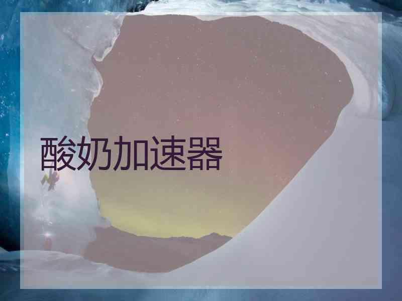 酸奶加速器