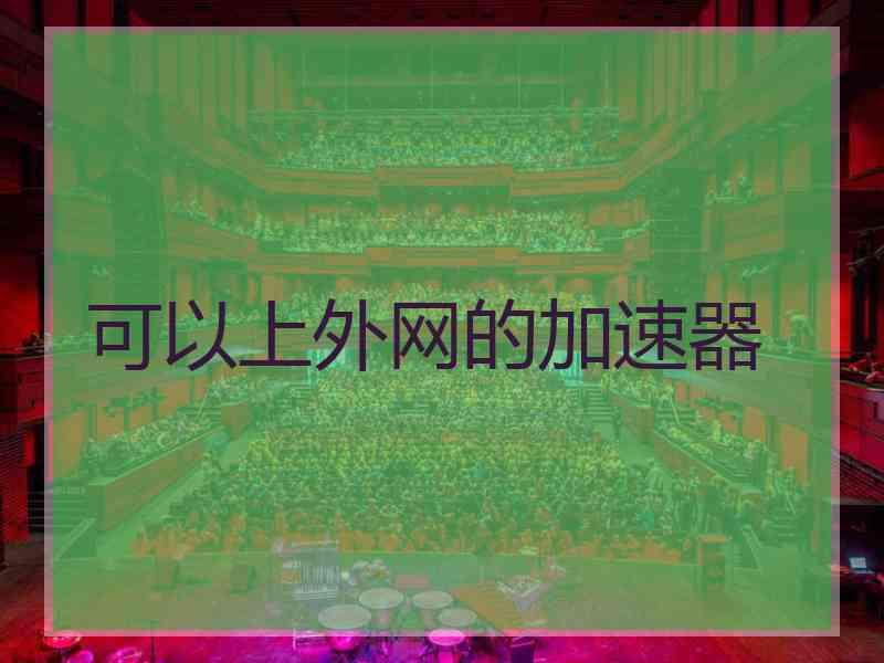 可以上外网的加速器