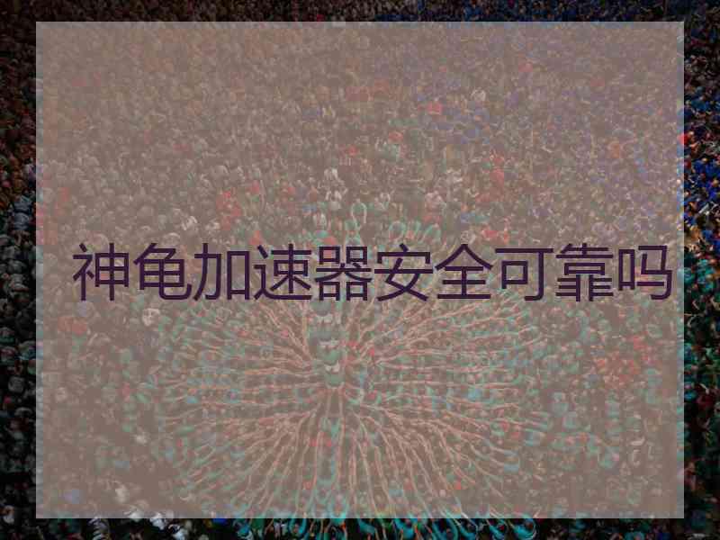 神龟加速器安全可靠吗