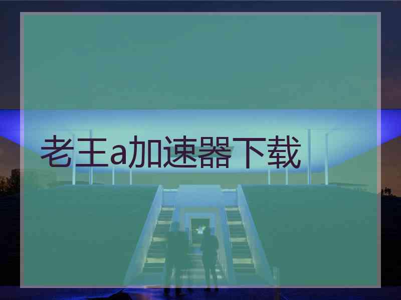 老王a加速器下载