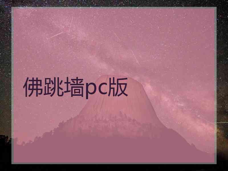 佛跳墙pc版