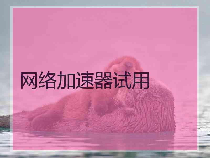 网络加速器试用