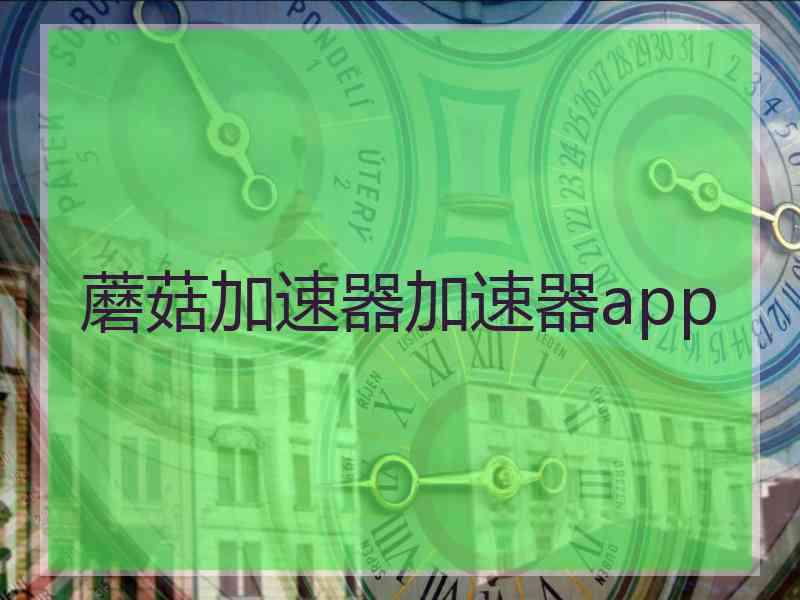 蘑菇加速器加速器app