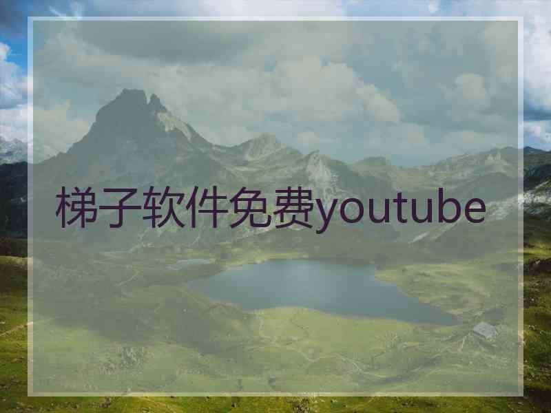 梯子软件免费youtube
