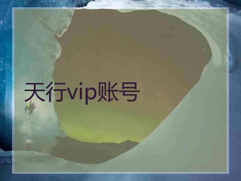 天行vip账号