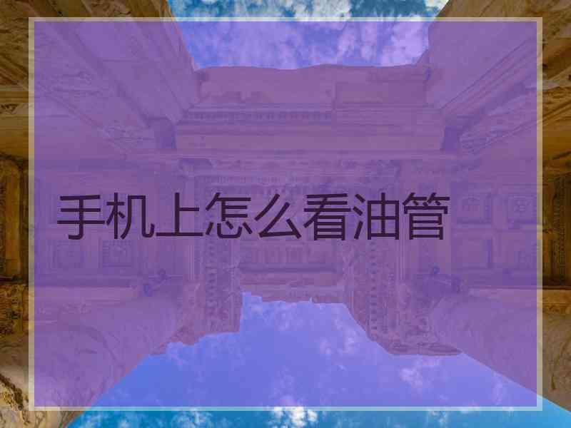 手机上怎么看油管