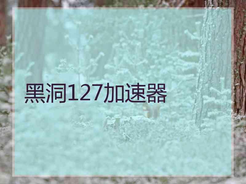黑洞127加速器