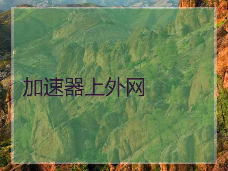 加速器上外网
