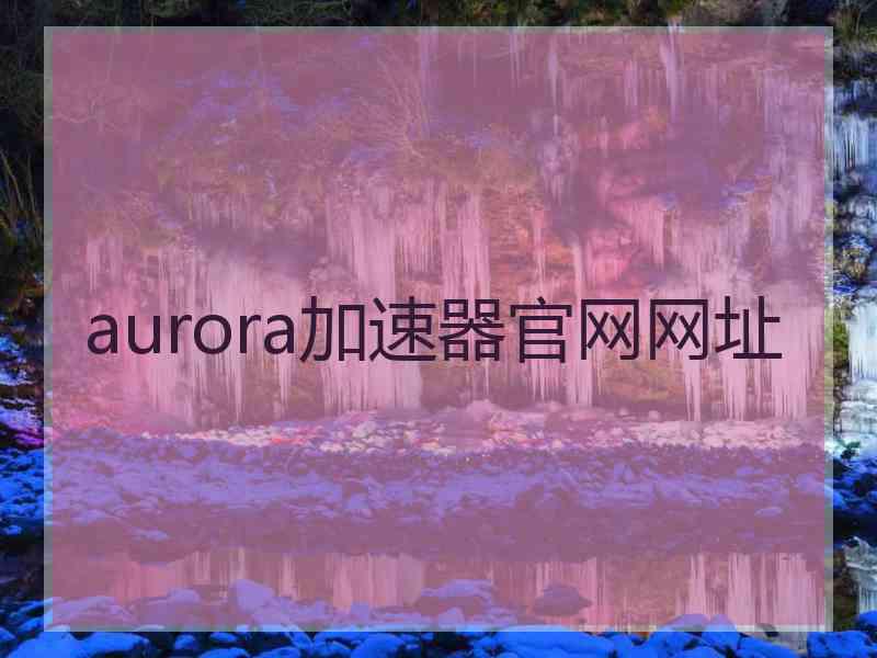 aurora加速器官网网址