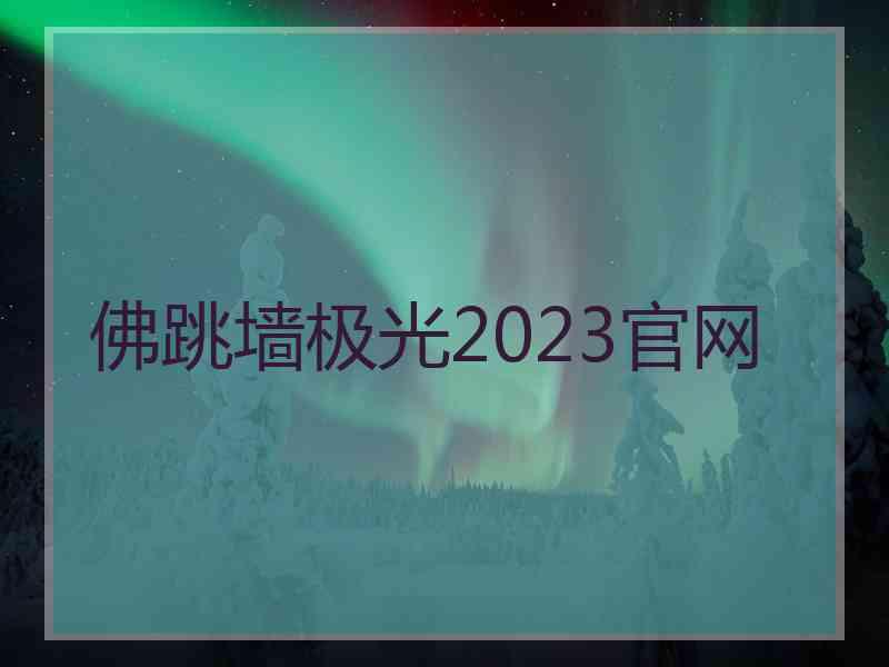 佛跳墙极光2023官网