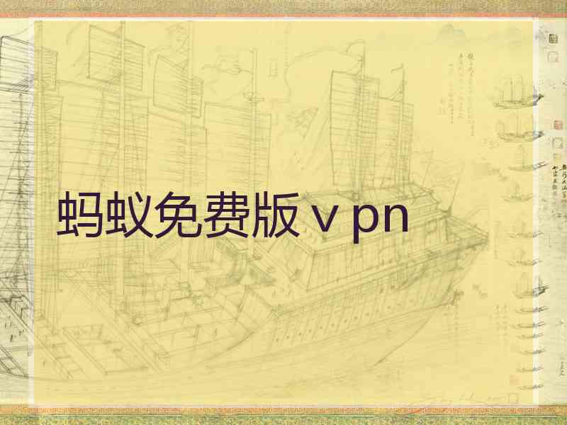 蚂蚁免费版ⅴpn