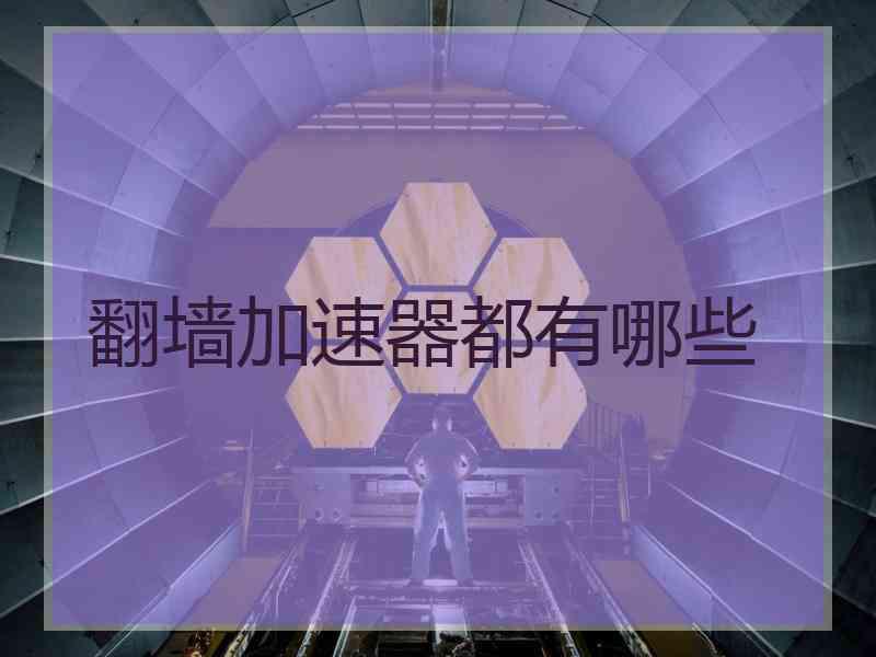 翻墙加速器都有哪些