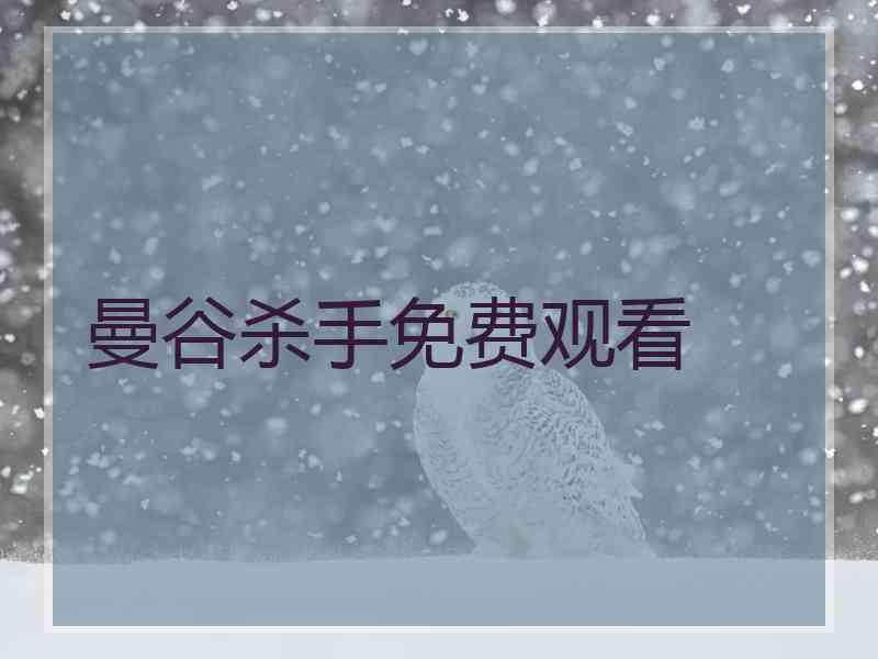 曼谷杀手免费观看