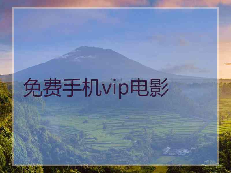 免费手机vip电影