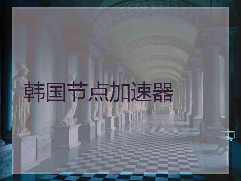 韩国节点加速器
