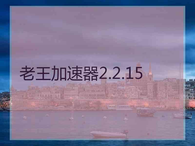 老王加速器2.2.15