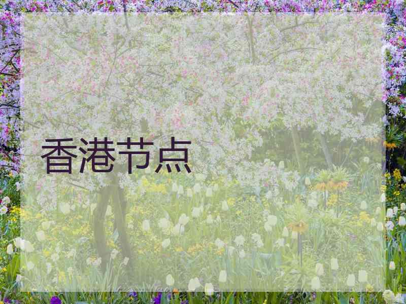 香港节点