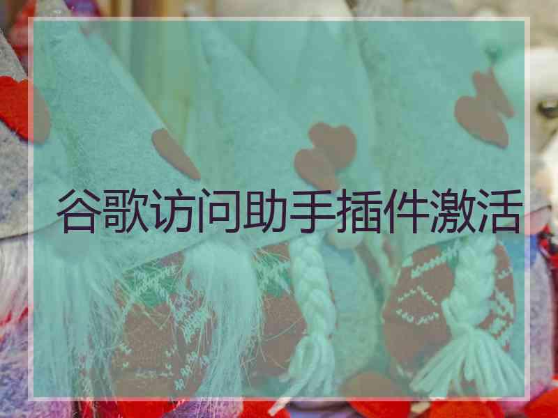 谷歌访问助手插件激活