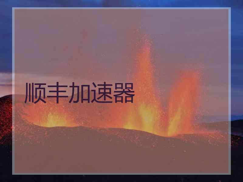 顺丰加速器