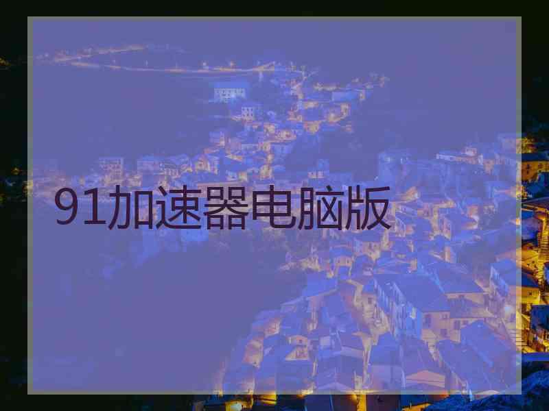 91加速器电脑版