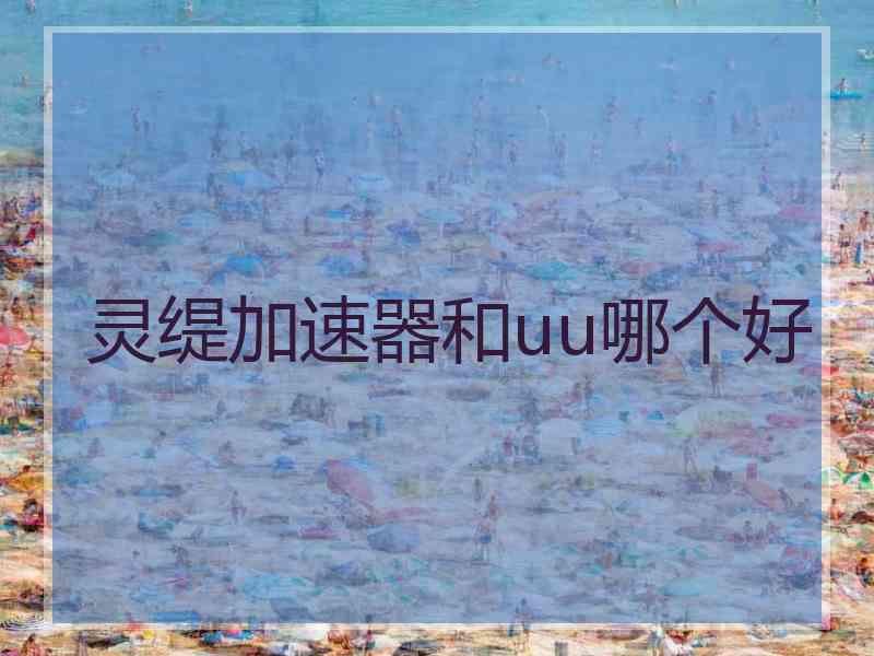 灵缇加速器和uu哪个好