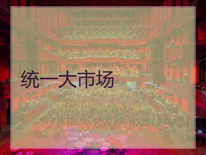 统一大市场